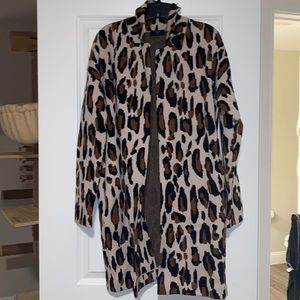 Leopard print Tahari cardigan